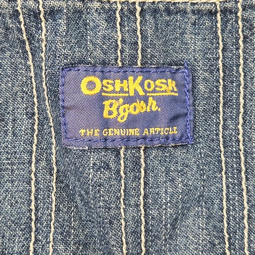 VTG OshKosh B'gosh Toddler 4T Denim Overalls‎ Vestbak Blue Medium Wash Cotton